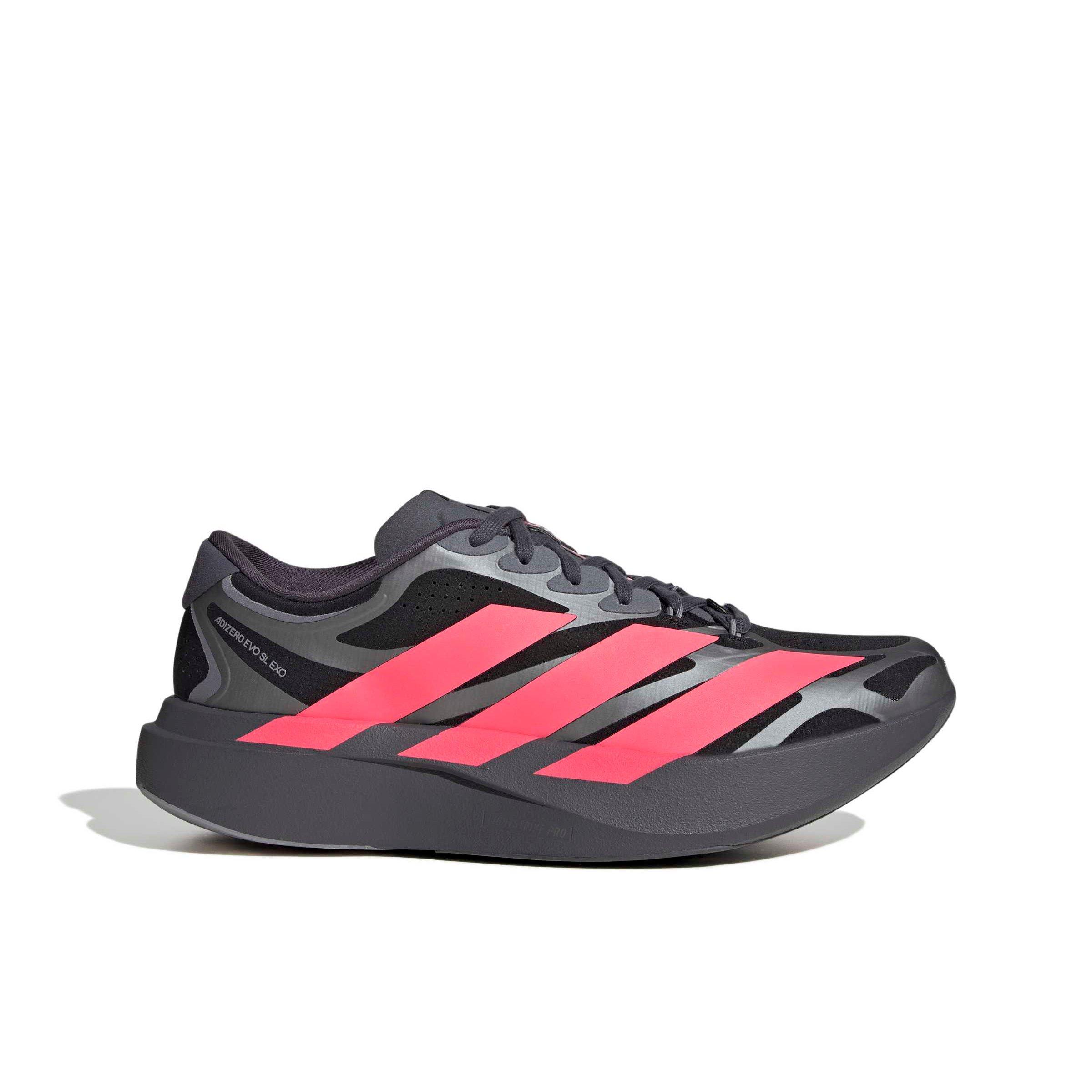 adidas Adizero EVO SL EXO "Core Black/Solar Turbo/Iron Metallic" Men's Running Shoe - BLACK/TURBO/IRON